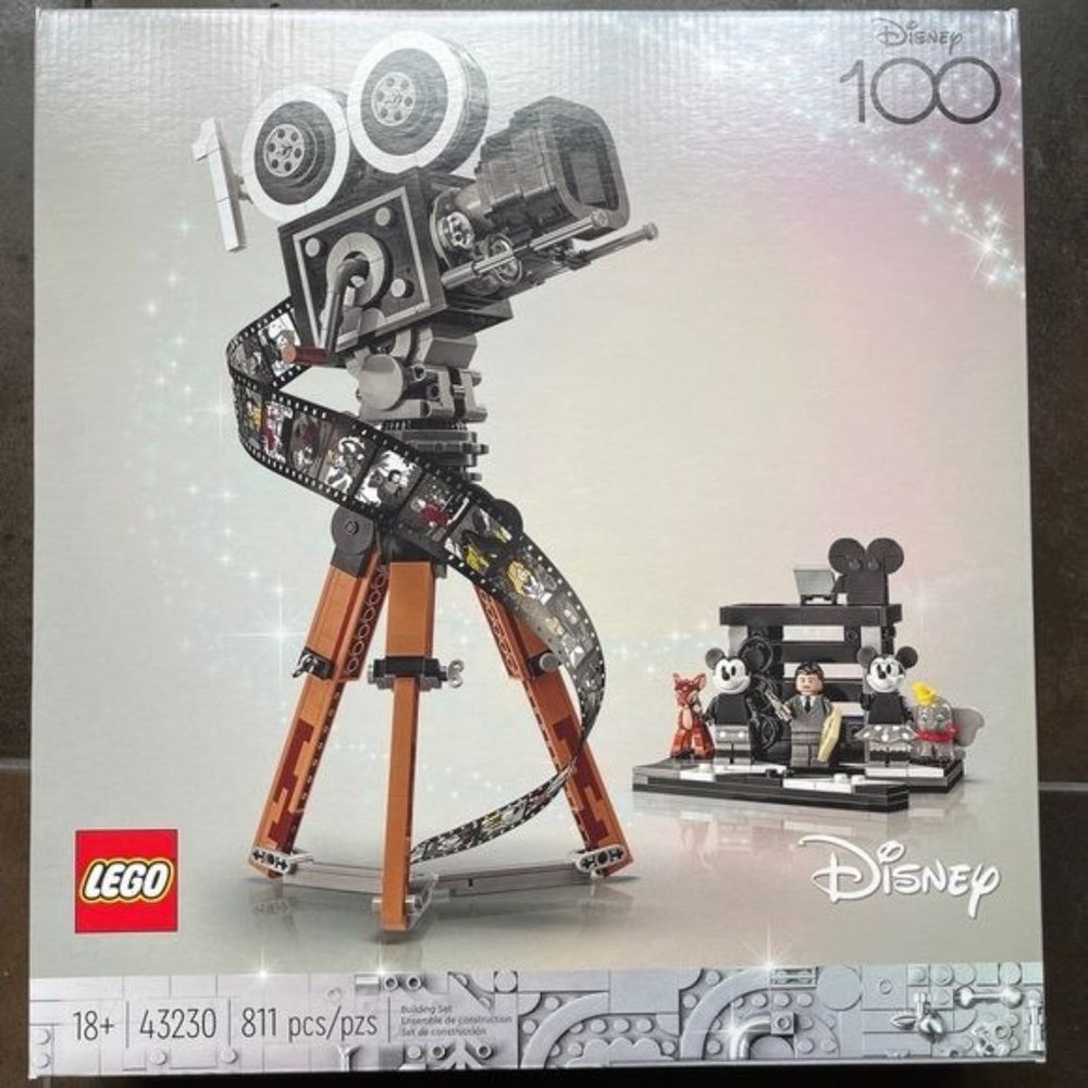Lego 43230 Disney 100 Walt Disney Tribute Camera Bambi Dumbo 811 Pcs New Gift